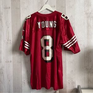 Adidas XL Steve young 49ers 8 jersey signed autographed San Francisco niners